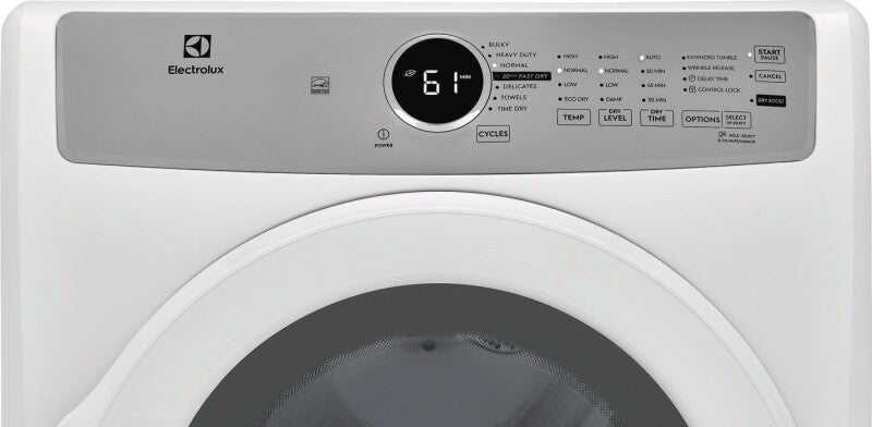 ELECTROLUX  300 Series Electric Dryer - 8.0 Cu. Ft. - White (ELFE7337AW)