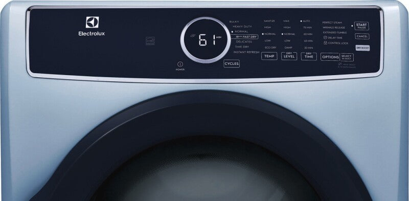 ELECTROLUX  400 Series Electric Dryer - 8.0 Cu. Ft. - Glacier Blue (ELFE7437AG)
