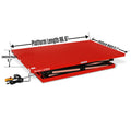2200 lbs Capacity Stationary Powered Hydraulic Double Scissor Lift Table, 86.6" x 51.2" Platform, 94.5" Lift Height,  UL Certified Motor,  ELTD22L