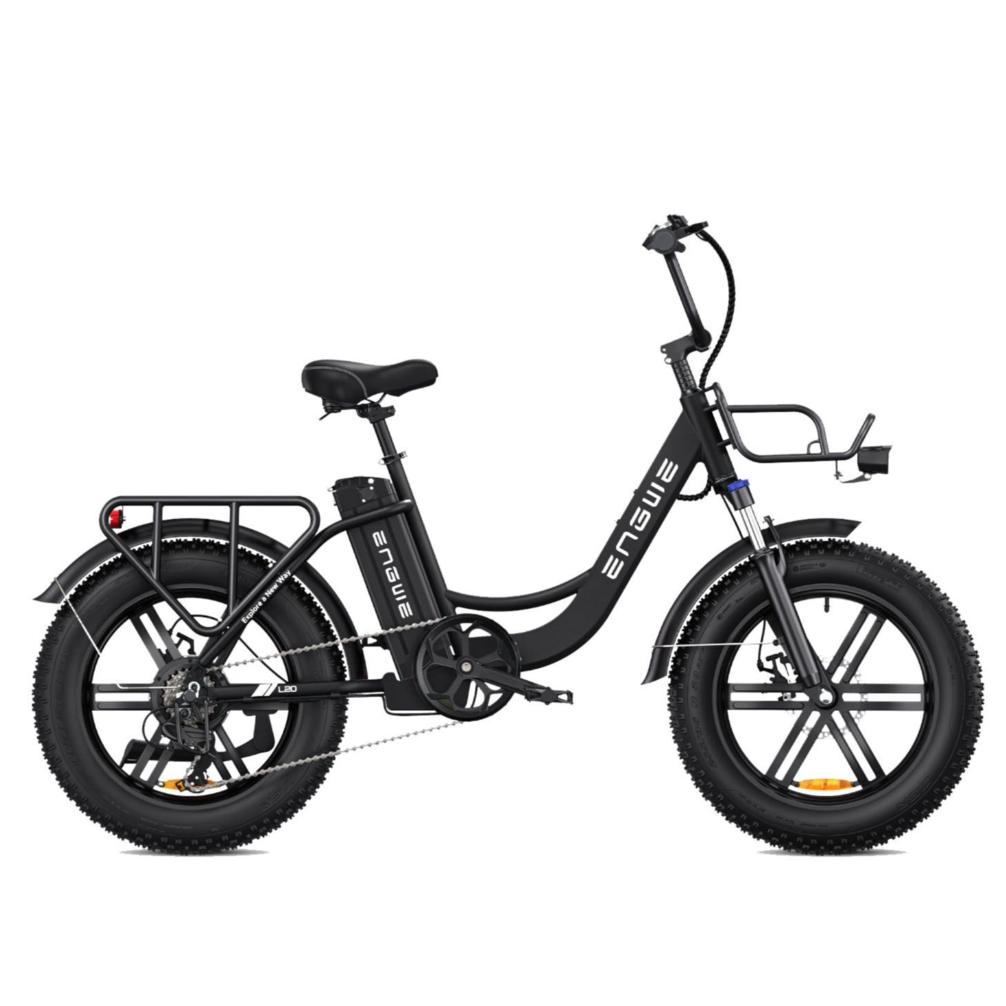ENGWE - L20, Electric Step-Thru Cargo E-Bike 48V 750W 25MPH