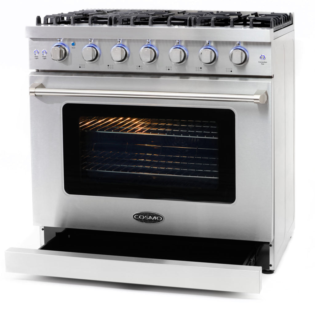 36" Professional Style Gas Range