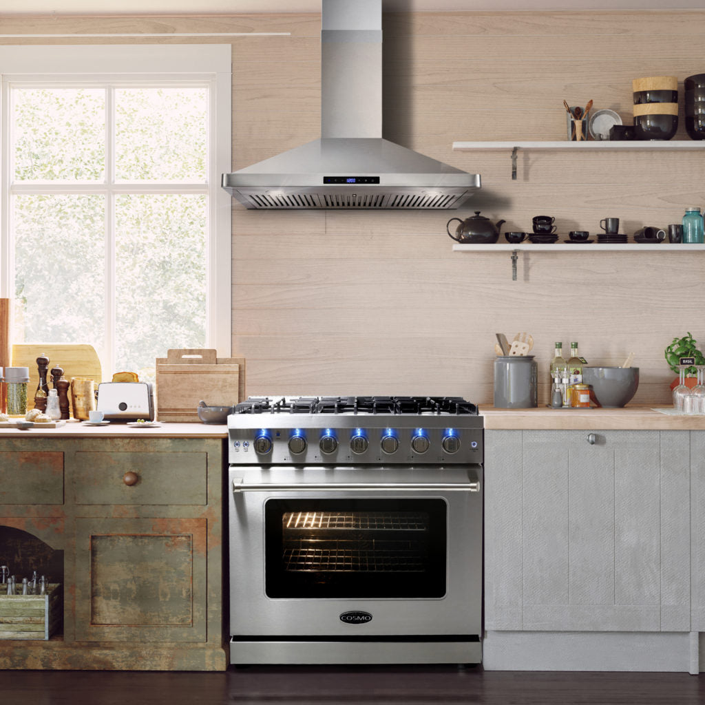 36" Professional Style Gas Range