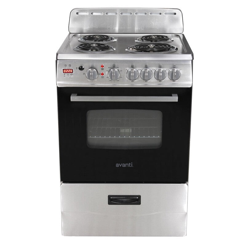AVANTI  AVANTI RANGE ELEC 24" - Stainless Steel (ERU240P3S)