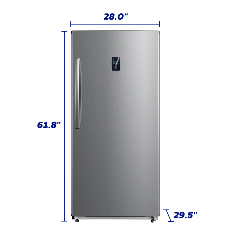 ELEMENT APPLIANCE  Element 13.8 cu. ft. Upright Convertible Freezer / Refrigerator - Stainless Steel, ENERGY STAR (EUF14CECS) - Other (EUF14CECS)