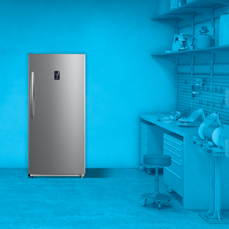 ELEMENT APPLIANCE  Element 13.8 cu. ft. Upright Convertible Freezer / Refrigerator - Stainless Steel, ENERGY STAR (EUF14CECS) - Other (EUF14CECS)