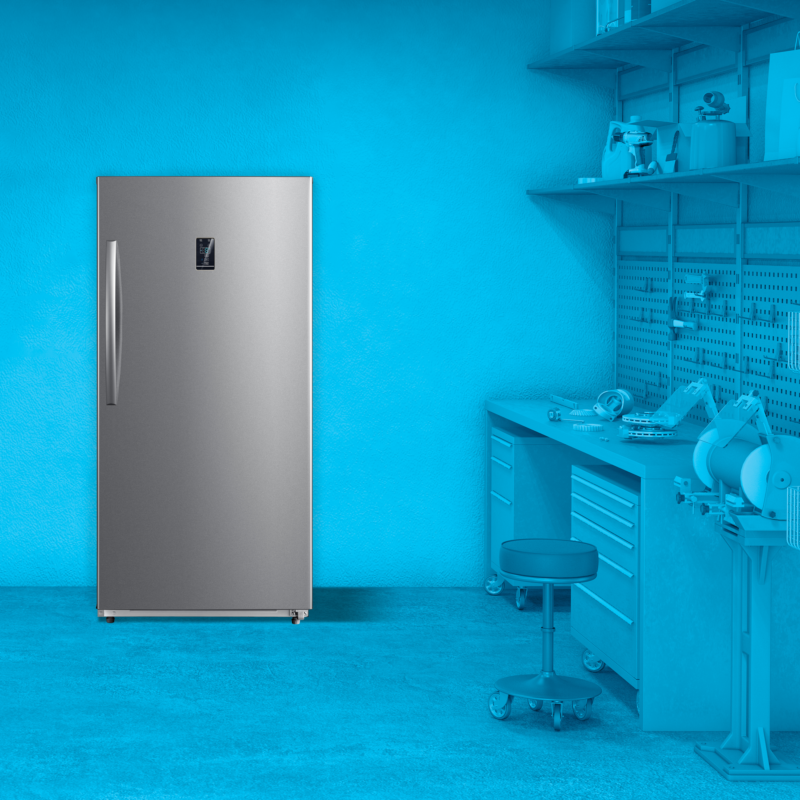 ELEMENT APPLIANCE  Element 17.0 cu. ft. Upright Convertible Freezer / Refrigerator - Stainless Steel, ENERGY STAR (EUF17CECS) - Other (EUF17CECS)
