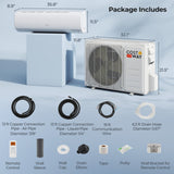 Costway EchoCool 17000 BTU 208/230V Mini Split Air Conditioner Heater Pump System 483257619 New