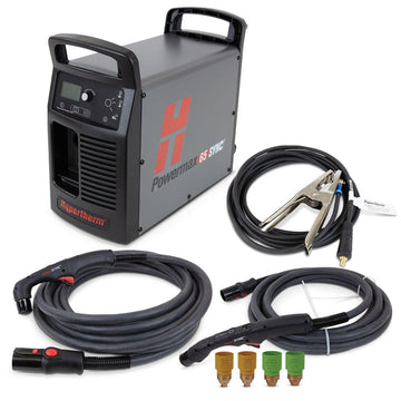 Hypertherm Powermax 65 SYNC w/ 75 & 15 degree hand torches, 25' lead - 083347