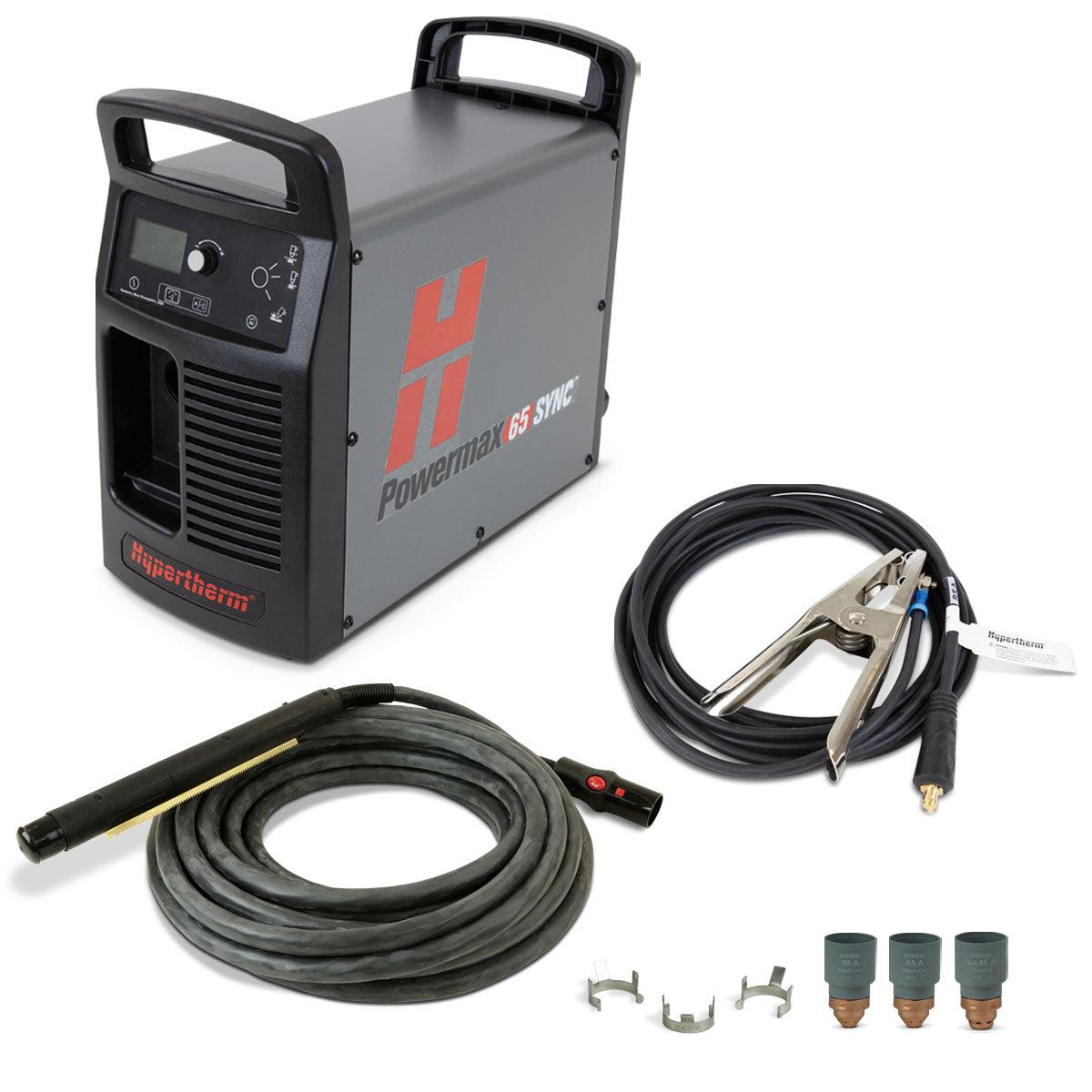 Hypertherm Powermax 65 SYNC w/ CPC & Serial Ports, 35' Machine Torch - 083375
