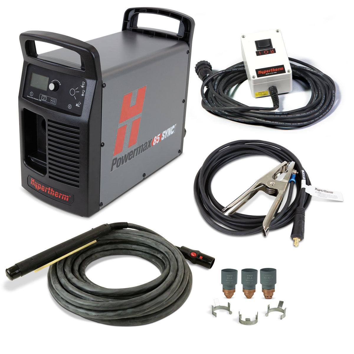 Hypertherm Powermax 85 SYNC w/ CPC, 25' Machine Torch & Remote - 087207