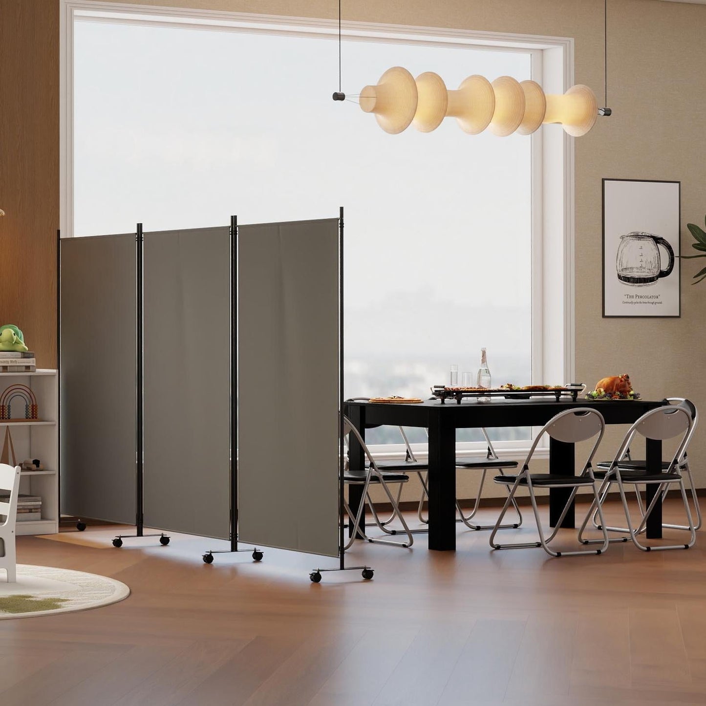 Costway Compact Dining Storage Living Room Bundle 73086428 New