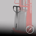 3300lbs Semi-Electric Straddle Stacker,  138" Lift,  Adjustable Legs & Forks,  S33-138S
