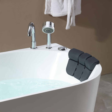 Empava Whirlpool Bathtub 67" Freestanding Hydro Massage with Center Drain New