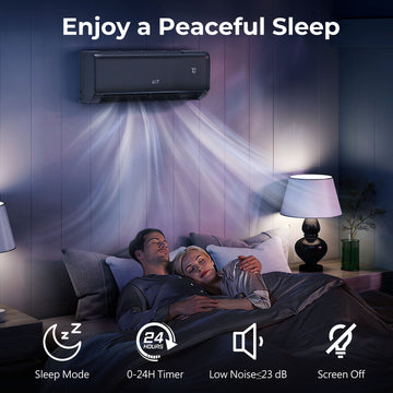 Costway 18,000 BTU 21 SEER2 Mini Split Air Conditioner & Heater 208-230V Gray 84312657 New