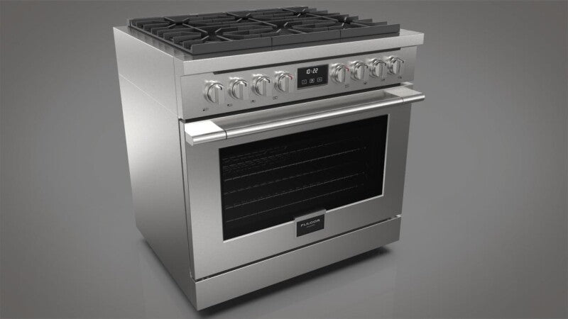 FULGOR MILANO  FULGOR MILANO RANGE GAS 36" 6 BRNR - Stainless Steel (F4PGR366S2)