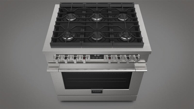 FULGOR MILANO  FULGOR MILANO RANGE GAS 36" 6 BRNR - Stainless Steel (F4PGR366S2)
