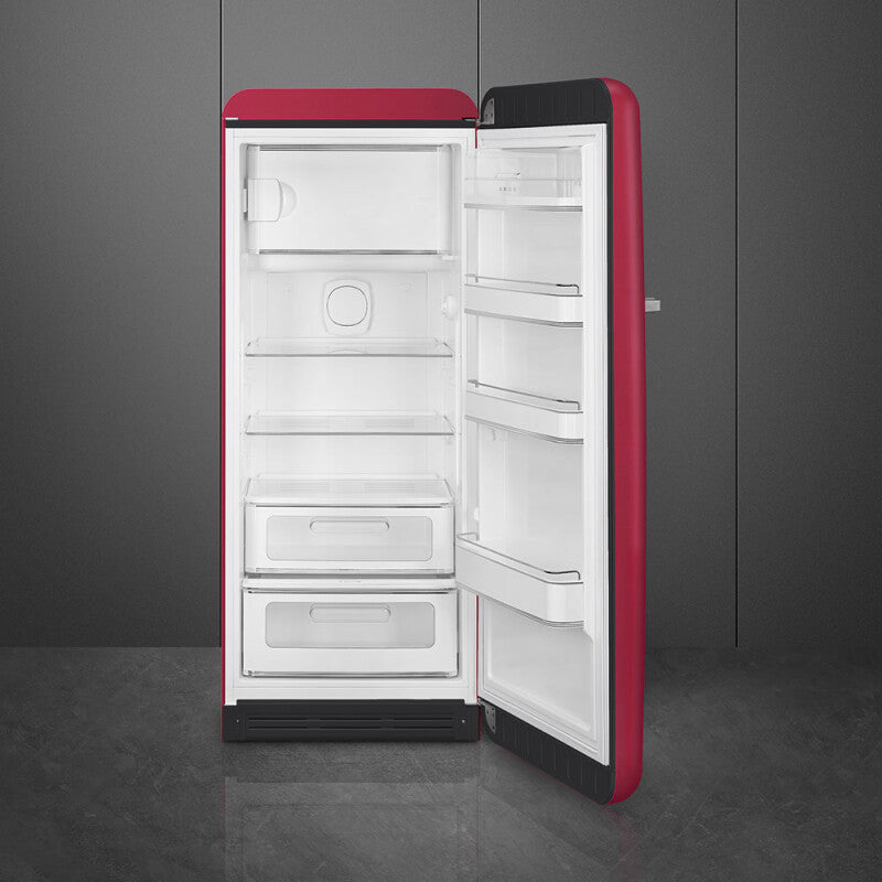 Smeg  Refrigerator Retro-style - Ruby red (FAB28URDRB3)