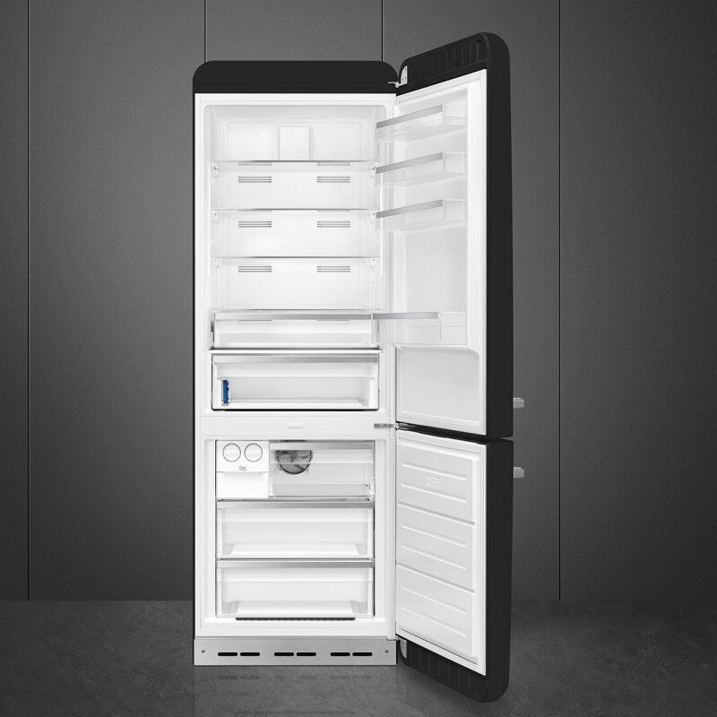 Smeg  Refrigerator Retro-style - Black (FAB38URBL)