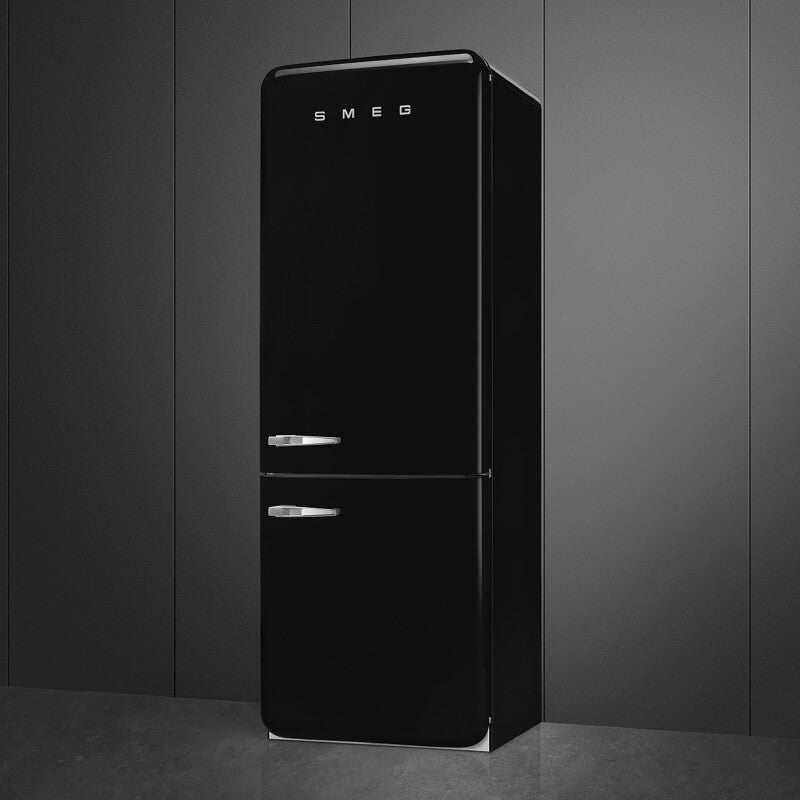 Smeg  Refrigerator Retro-style - Black (FAB38URBL)