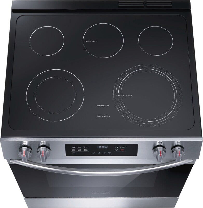 FRIGIDAIRE  30" Electric Range with Steam Clean - Stainless Steel (FCFE3062AS)