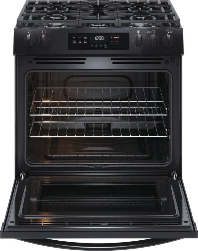 FRIGIDAIRE  30" Gas Range with Steam Clean - Stainless Steel (FCFG3062AS)