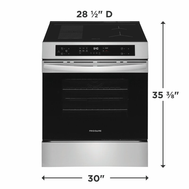 FRIGIDAIRE  30" Induction Range with Air Fry - Stainless Steel (FCFI3082BS)