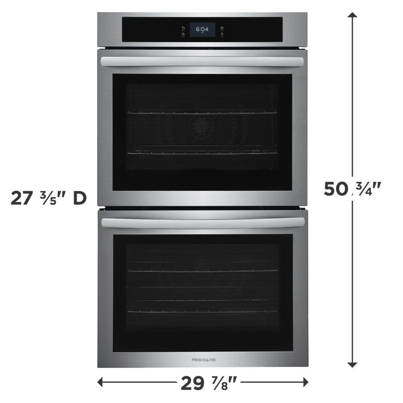 FRIGIDAIRE  30" Double Electric Wall Oven - Black (FCWD3027AB)