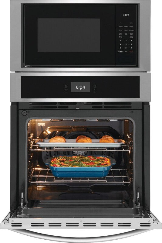 FRIGIDAIRE  27" Electric Wall Oven and Microwave Combination - Stainless Steel (FCWM2727AS)