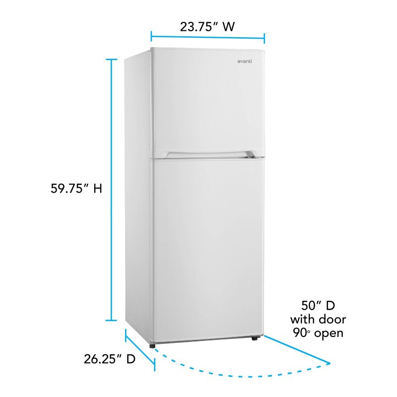 AVANTI  Avanti 10.0 cu. ft. Apartment Size Refrigerator - White (FF10B0W)