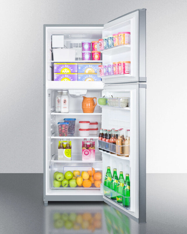 SUMMIT 26-Inch 26" Wide Top Mount Refrigerator-Freezer With Icemaker - Other (FF1427SSIM)