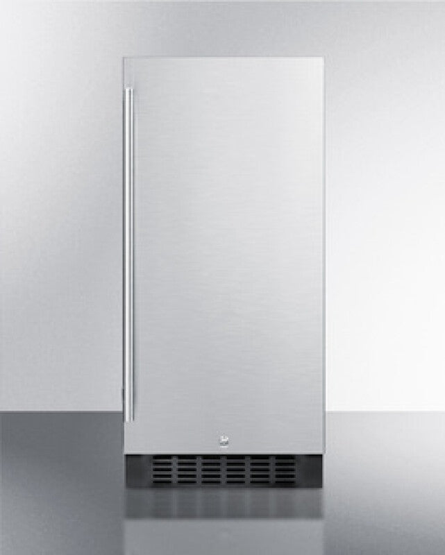 SUMMIT  15" Wide Built-In All-Refrigerator - Stainless Steel (FF1532BCSS)