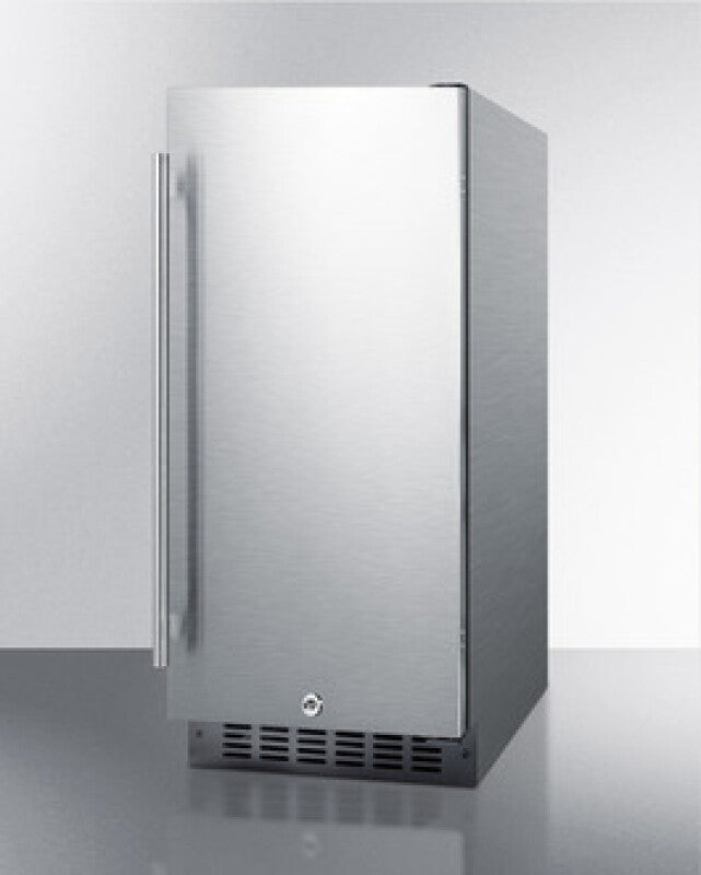 SUMMIT  15" Wide Built-In All-Refrigerator - Stainless Steel (FF1532BCSS)