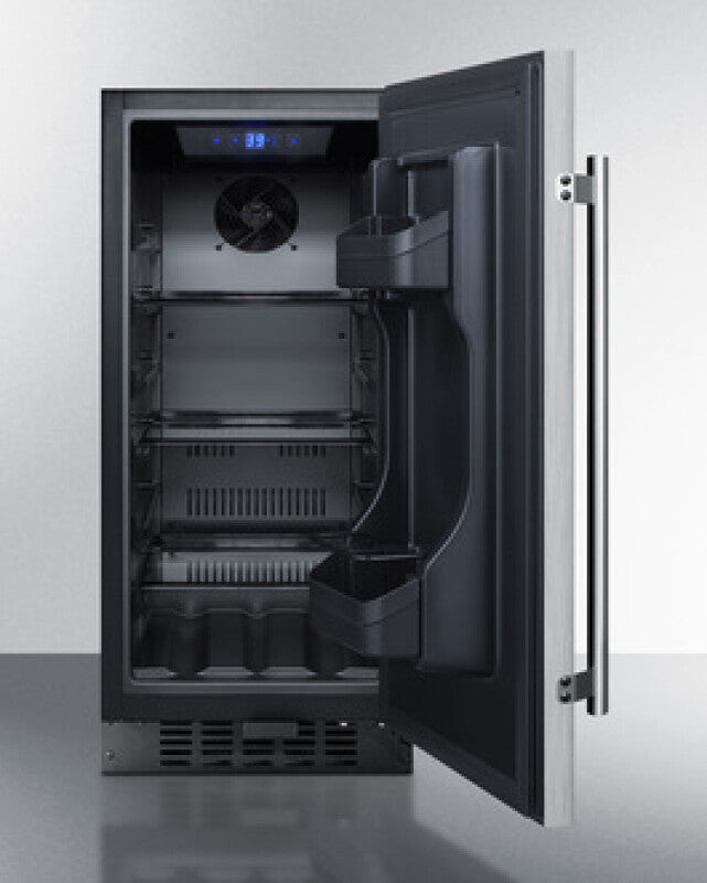 SUMMIT  15" Wide Built-In All-Refrigerator - Stainless Steel (FF1532BCSS)