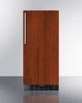 SUMMIT  15" Wide Built-In All-Refrigerator (Panel Not Included) - Panel-Ready (FF1532BIF)