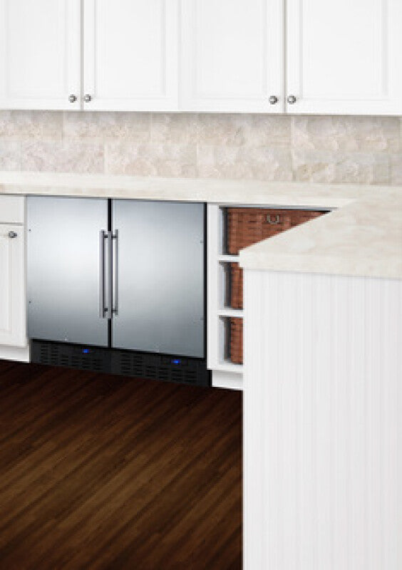 SUMMIT  18" Wide Built-In All-Refrigerator, ADA Compliant - Stainless Steel (FF1843BCSSADA)