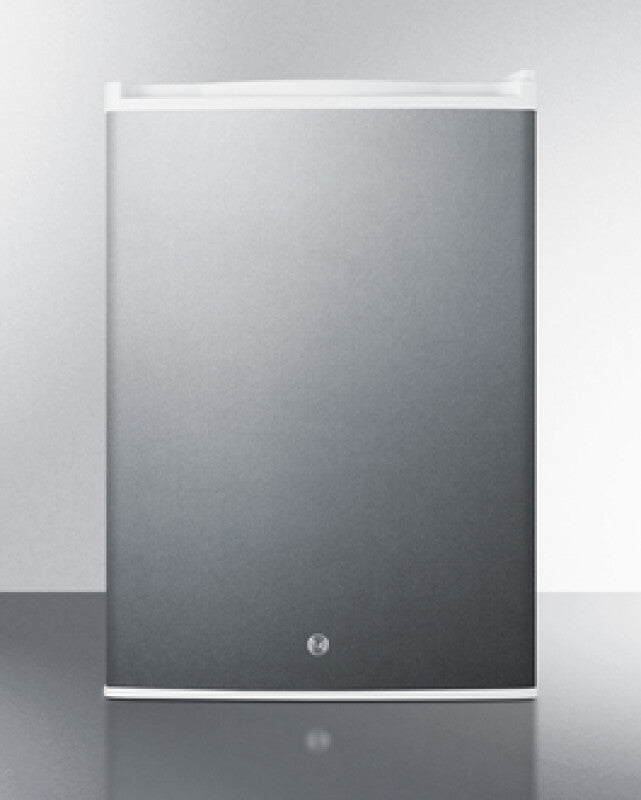 SUMMIT  Compact Built-In All-Refrigerator - Stainless Steel/White (FF31L7BISS)