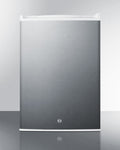 SUMMIT  Compact Built-In All-Refrigerator - Stainless Steel/White (FF31L7BISS)