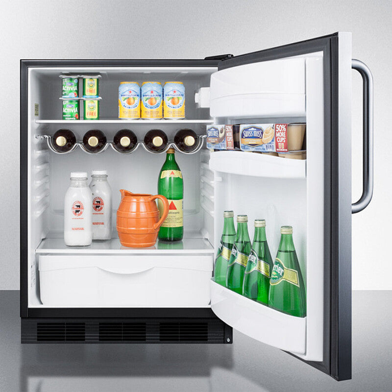 Summit 24" Wide Built-In All-Refrigerator, ADA Compliant - Other (FF63BKBISSTBADA)