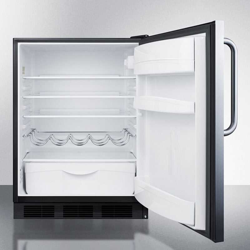 Summit 24" Wide Built-In All-Refrigerator, ADA Compliant - Other (FF63BKBISSTBADA)