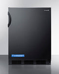 SUMMIT  24" Wide Built-In All-Refrigerator, ADA Compliant - Black (FF7BKBIADA)