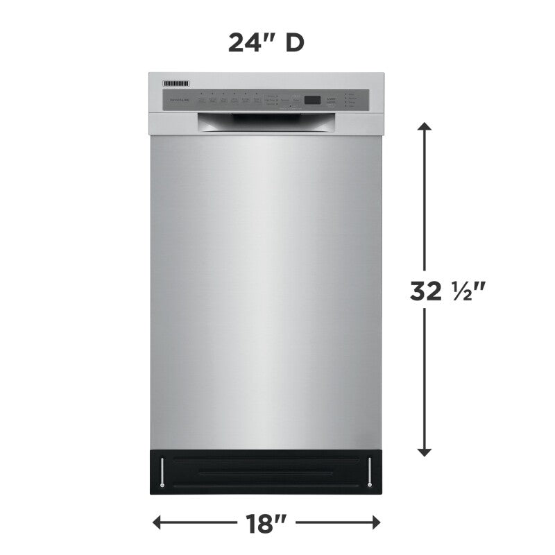 FRIGIDAIRE  18" Stainless Steel Tub Dishwasher - White (FFBD1831UW)