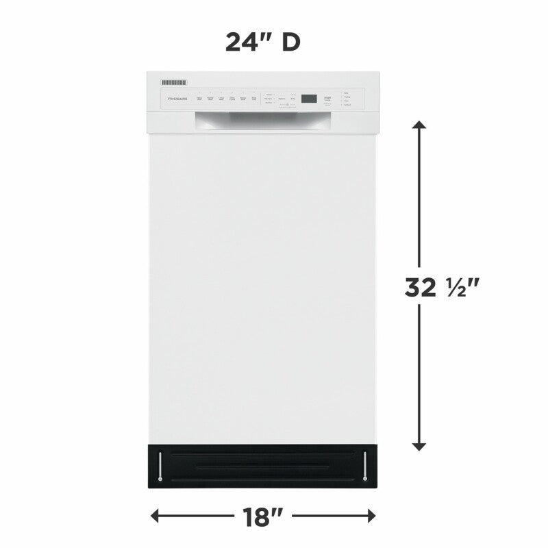 FRIGIDAIRE  18" Stainless Steel Tub Dishwasher - White (FFBD1831UW)