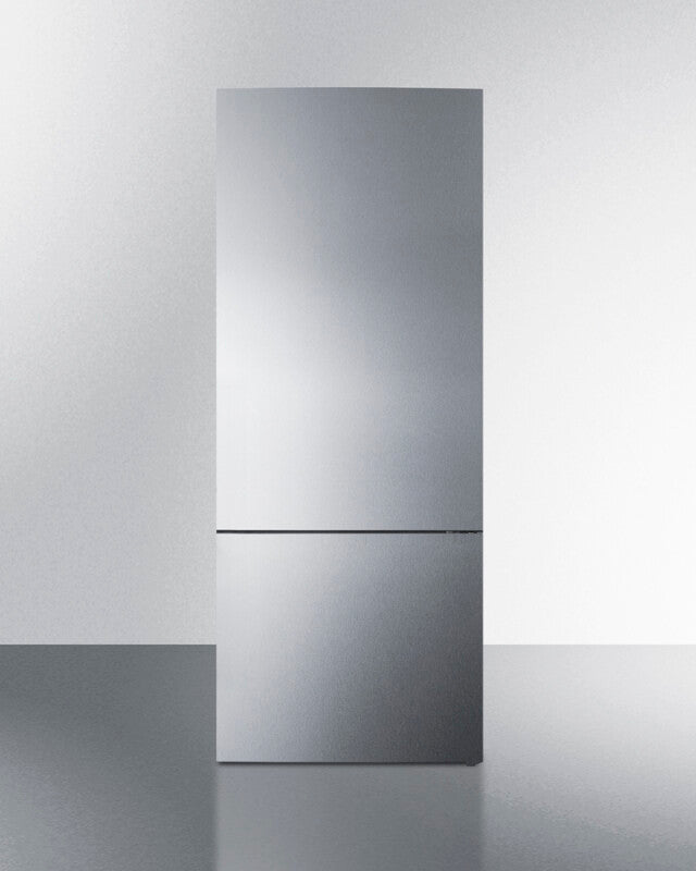 SUMMIT  28" Wide Bottom Freezer Refrigerator - Stainless Steel (FFBF279SSX)