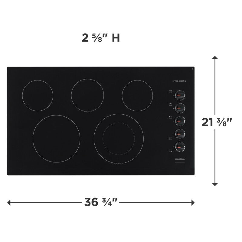 FRIGIDAIRE  36" Electric Cooktop - Black (FFEC3625UB)