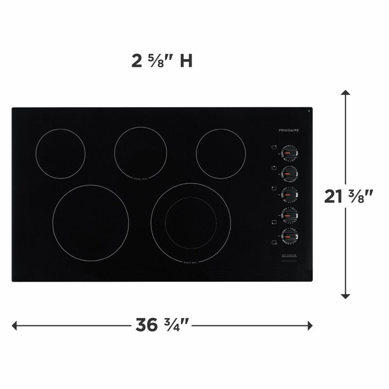 FRIGIDAIRE  36" Electric Cooktop - Black (FFEC3625UB)