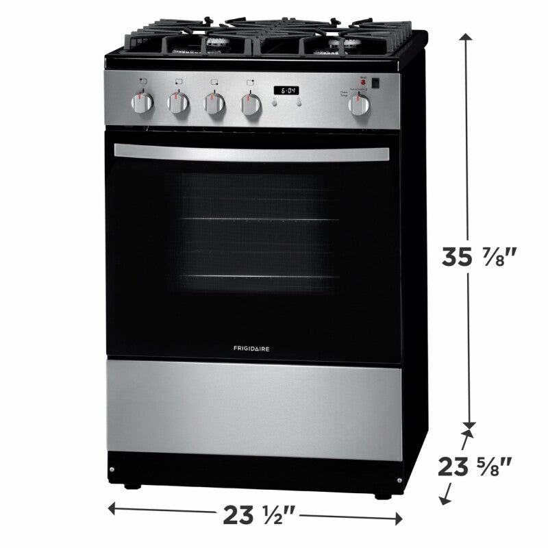 FRIGIDAIRE  24" Gas Range - Stainless Steel (FFGH2422US)