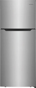 FRIGIDAIRE 27.9-Inch 18 Cu. Ft. Top Freezer Refrigerator - Fingerprint-Resistant Stainless Steel Look (FFHT1822UV)