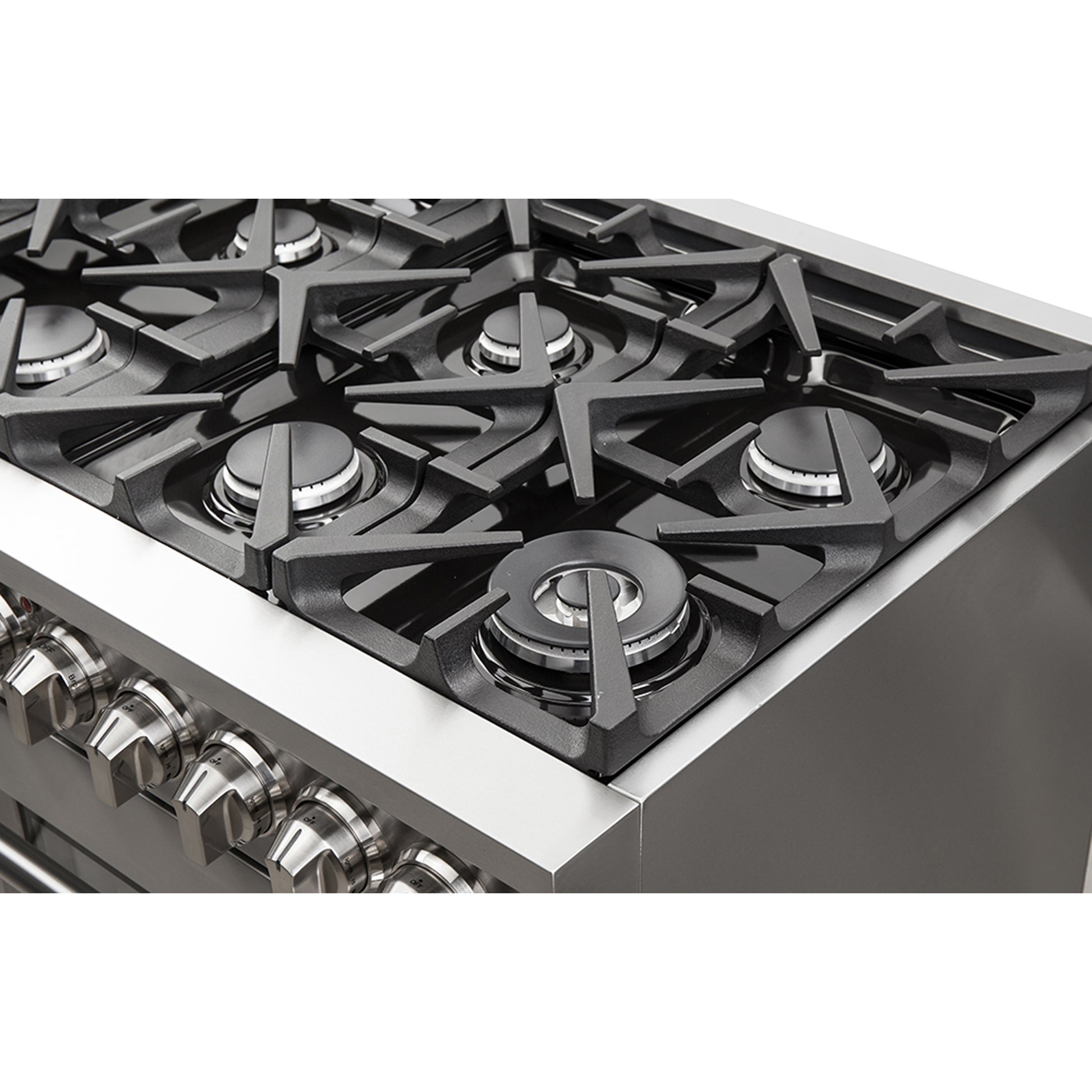 Forno Massimo 48-Inch Freestanding Gas Range, 8 Burners, True Convection Oven