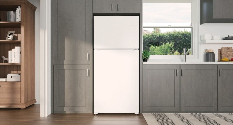FRIGIDAIRE 30-Inch 18 Cu. Ft. Garage Ready Top Freezer Refrigerator - White (FFTR1835VW)