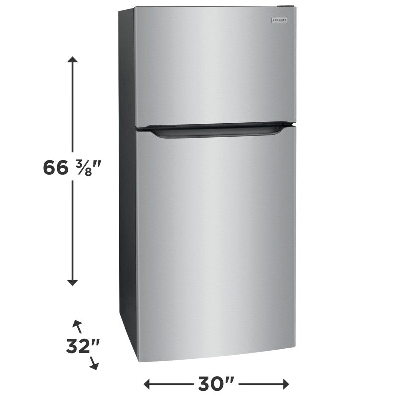 FRIGIDAIRE  20 Cu. Ft. Garage Ready Top Freezer Refrigerator - Stainless Steel (FFTR2045VS)